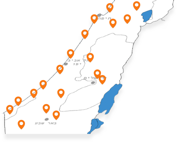 מפת פריסה ארצית